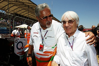 Force India plays down boss Mallya's problems