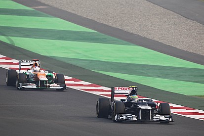 A lonely point for Williams in India