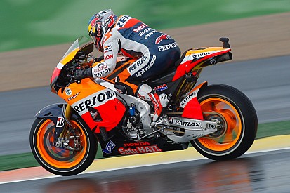 Repsol Honda riders subdued on first day in Valencia