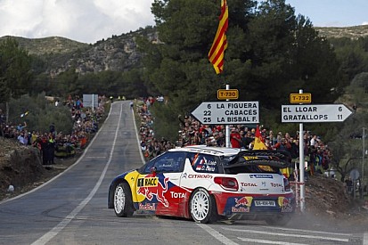 Loeb takes lead in his Citroen on day two of Rally Catalunya