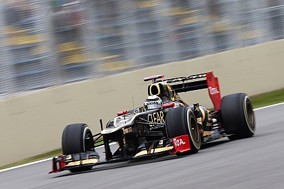 Raikkonen finished in tenth place and Grosjean exited the race in São Paulo