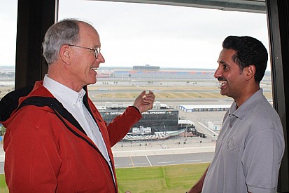 Bahrain executive meets GRAND-AM founder during behind-the-scenes tour