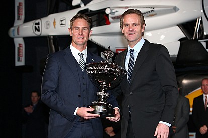 Hunter-Reay collects million dollar bonus as 2012 IndyCar Champion in Indianapolis