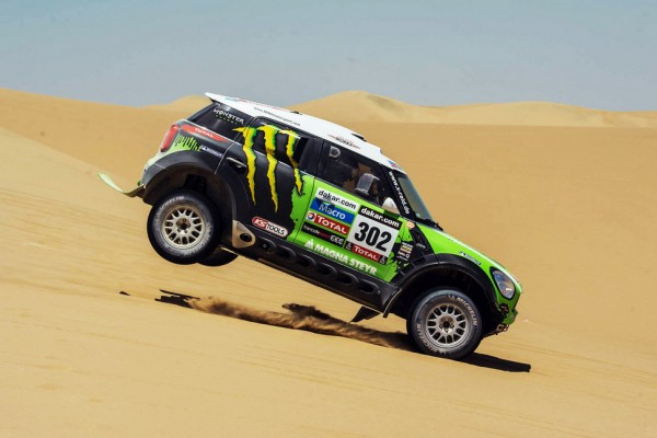 Peterhansel claims Car lead for Mini team on day 2 of Dakar contest