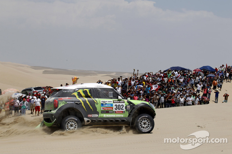 Monster Energy X-raid Team and Peterhansel earn stage 2 victory