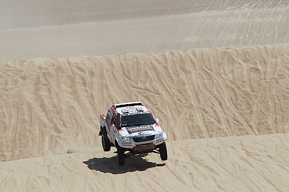 Toyota driver de Villiers pleased with performance in stage 2