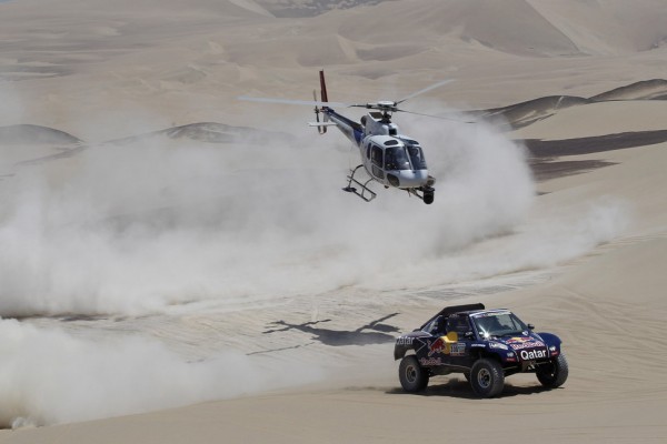 Al-Attiyah, Lopez ride dunes to stage three victories