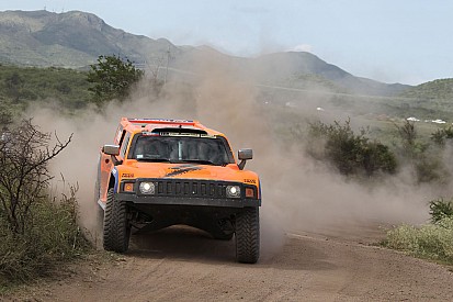 Gordon ended up fifth on stage 10 in his Hummer