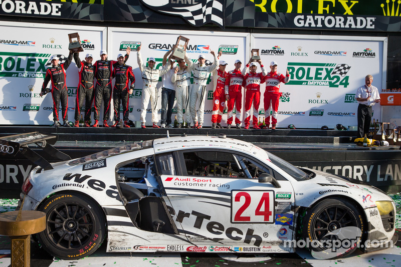 One-two victory for Audi customer teams at Daytona