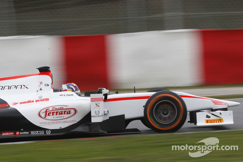 Coletti tops wet day 1 testing on Circuit de Catalunya