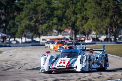 Up and down first practice for Audi Sport in Sebring