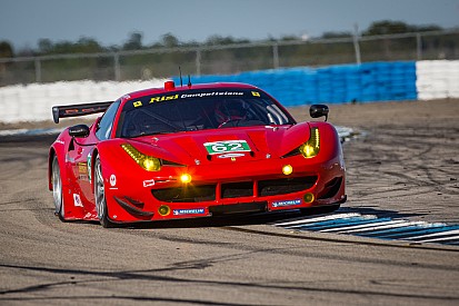 The No.62 Risi Competizione Ferrari held 2nd in GT after 4 hours in Sebring