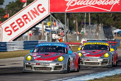 Flying Lizard Finishes 2nd and 9th in Season Opener in Sebring