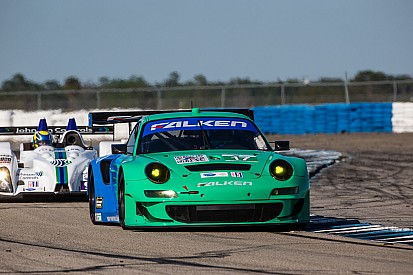 Henzler, Tandy, Sellers third in GT at 12 Hours of Sebring in Falken Porsche