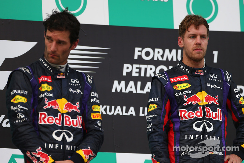Red Bull's Vettel is first with excuses and rain at Sepang International Circuit
