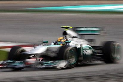 Hamilton paid a visit to his former team during the Malaysian Grand Prix