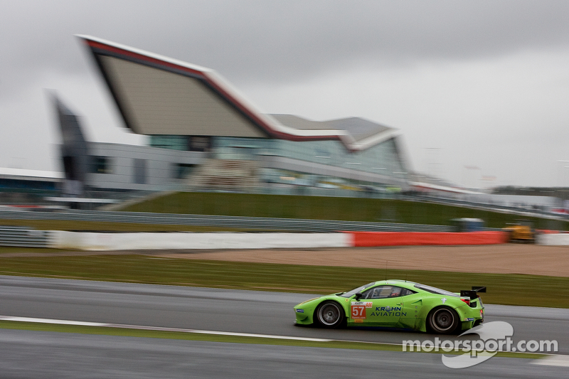 Krohn Racing qualifying 7th at Silverstone with their newly updated Ferrari F458