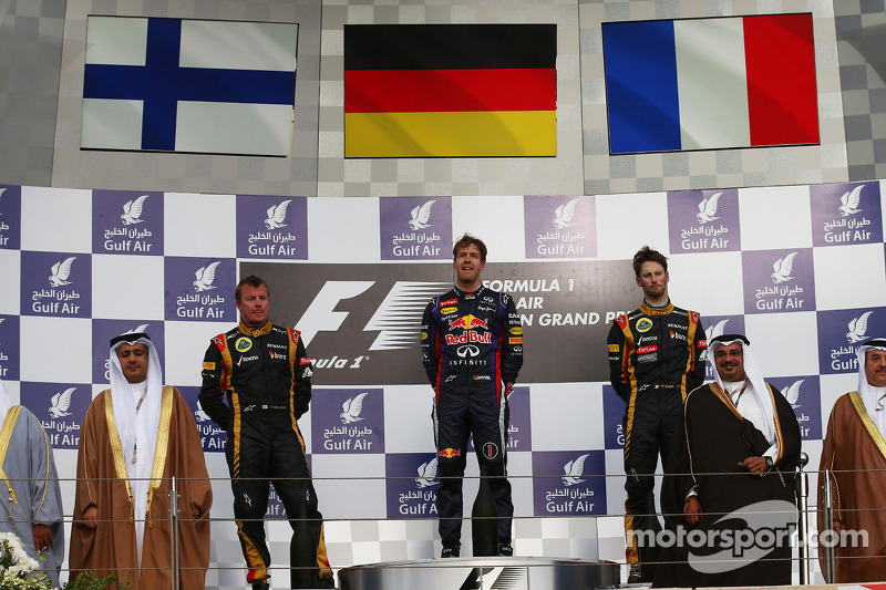 Clean swep of Bahrain Grand Prix podium for Renault engines