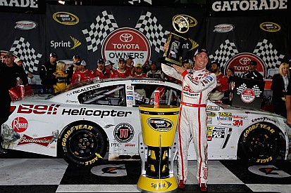 Harvick goes to victory lane at Richmond International Raceway