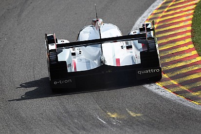 Audi in grid positions one to three at Spa