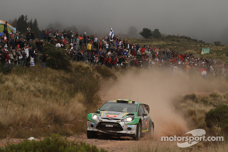 Daniel Oliveira and Carlos Magalhaes, Ford Fiesta WRC