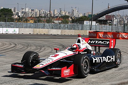Untimely red flag hampers team Penske qualifying results in Sao Paulo