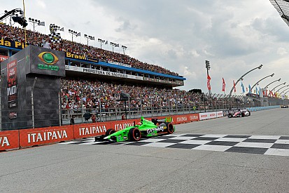 Hinchcliffe wins on streets of Sao Paulo to claim second IndyCar series career victory