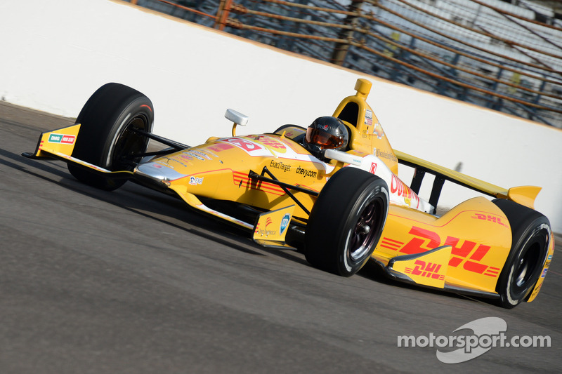 Kurt Busch gets up to speed at Indy in Andretti Autosport Chevrolet Dallara