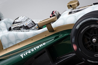 Carpenter sets top speed in opening day of Indy practice