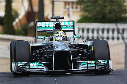 Rosberg and Hamilton claimed the second consecutive front-row in Monte Carlo