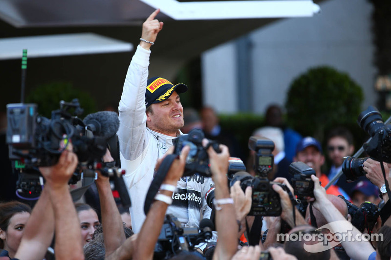 Second career victory for Mercedes' Rosberg in the streets of Monte Carlo