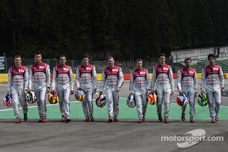Audi at Le Mans: strong characters united