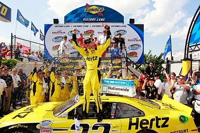 Logano logs third-straight NNS win at Dover, first with Penske
