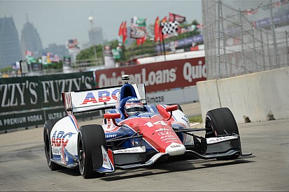 19th place finish on 'Dual 1' in Detroit disappointed AJ Foyt's Sato
