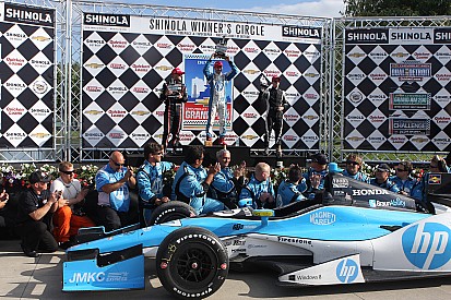 Pagenaud scores first series win at Detroit's Belle Isle Park