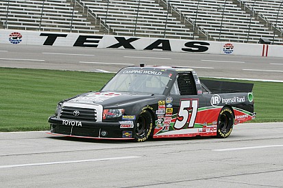 Hackenbracht's truck series debut cut short at Texas