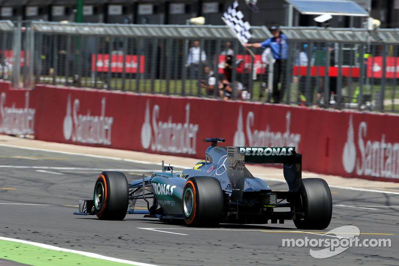 Mercedes' Rosberg won an eventful British Grand Prix