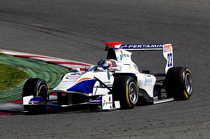 Trident Racing's Venturini scored his maiden win at Silverstone