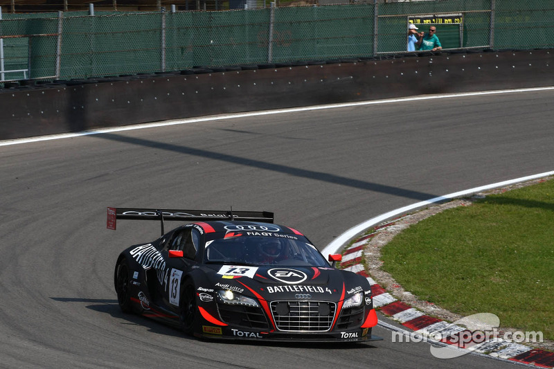 #13 Belgian Audi Club Team WRT Audi R8 LMS ultra: Frank Stippler, Edward Sandström