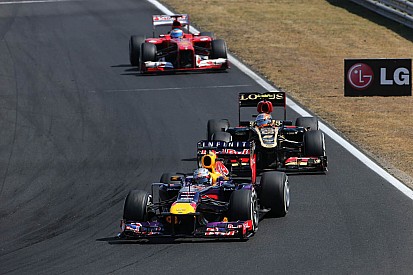 Red Bull 3-4 at the Hungaroring circuit