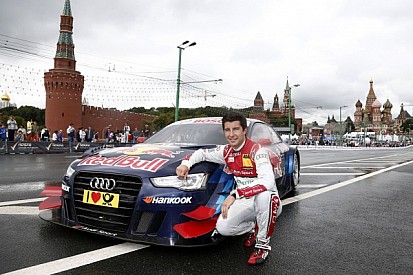 Audi RS 5 DTM before race debut in Moscow