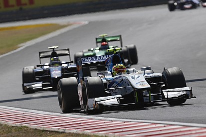 Rio Haryanto on the verge of points in both races at Hungaroring