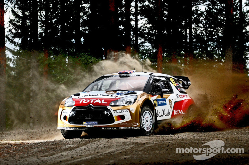 Finland Day 2: Citroen drivers give it their all
