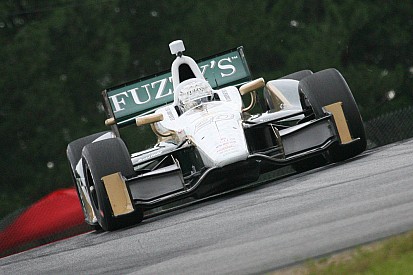 Tough track conditions hinder Carpenter's laps friday in Mid-Ohio practice