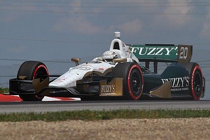 Contact by rookie hampers Carpenter's Mid-Ohio qualfiying effort Saturday