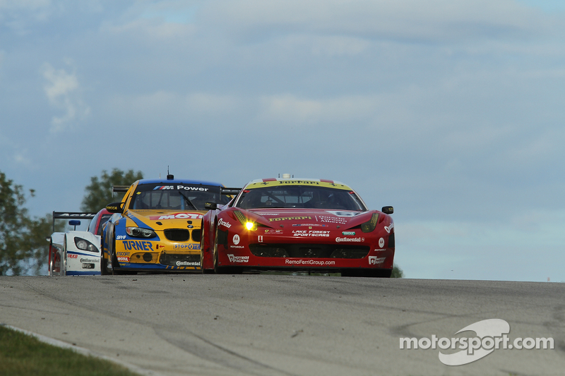 Wilden and Segal with Ferrari 458 Italia finishes fourth after great battles at Road America
