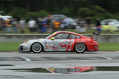 Porsche 911 GT3 RSRs contend for Road America GT podium at Road America