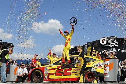 Logano gets first win with Penske and Ford at Michigan