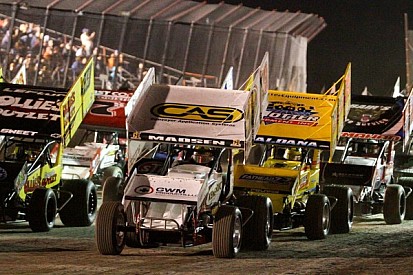 Madsen dominates on Friday at Castrol Raceway, Kinser triggers chain reaction crash