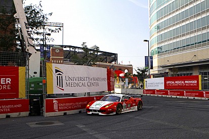 Sweedler and Bell finish seventh in the AJR Ferrari at Baltimore